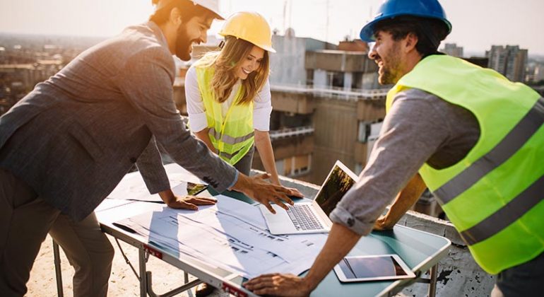 Progress reports for project management enterprise construction